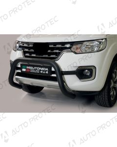 MISUTONIDA Front bar – black Nissan Navara 76 mm