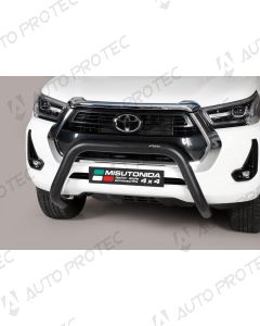 MISUTONIDA Front bar black - Toyota Hilux 76 mm 2020-