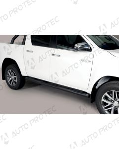 MISUTONIDA Side step black - 76 mm Toyota Hilux