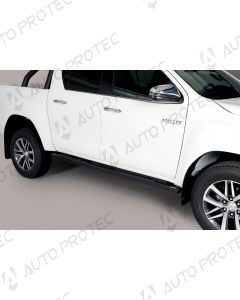 MISUTONIDA Side step black - oval Toyota Hilux